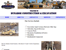 Tablet Screenshot of dynahoe.com